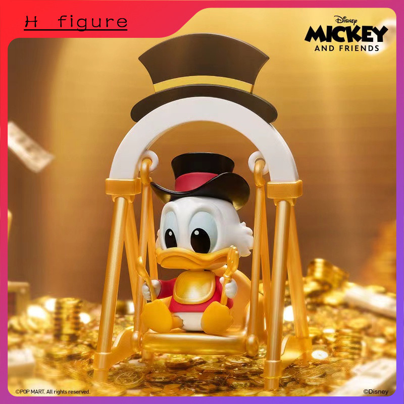 ของแท้ POPMART POPMART Disney Swing Series รูปน่ารักอินเทรนด์เล่นตกแต่ง