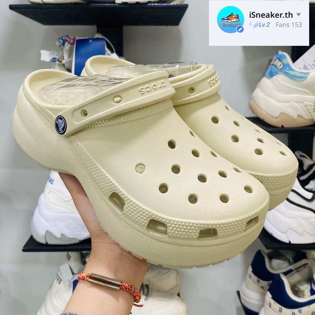 รองเท้าแตะ CrocsCLASSIC PLATFORM CLOG[พร้อมส่ง]