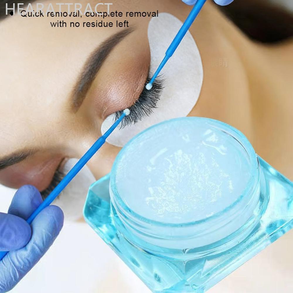 HEARATTRACT Grafting Eyelash กาว Remover ไม่มีสารตกค้างโปร่งใสหอมสวยขนตา Store Self Removing กาวเจล 