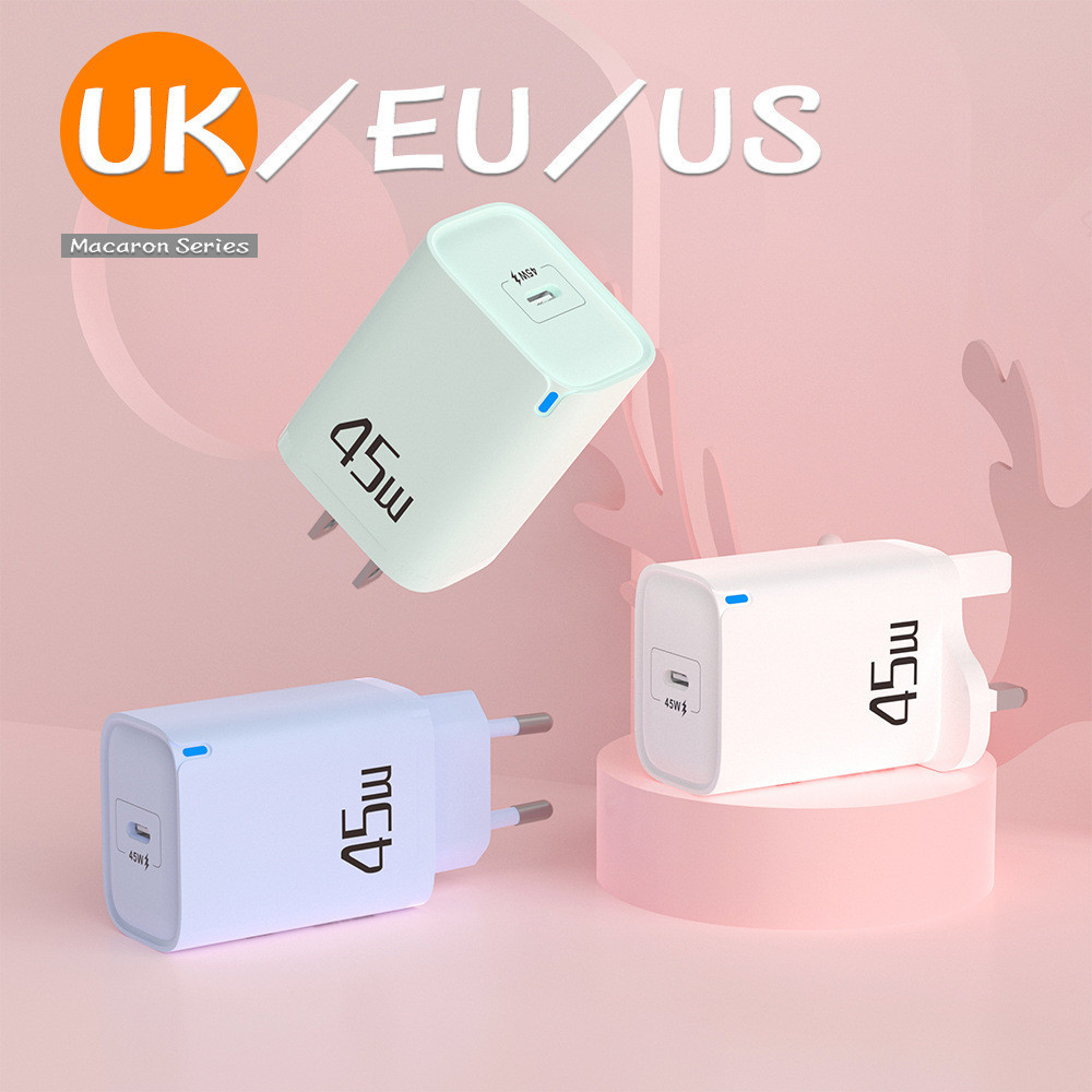 45W Fast Charger UK Plug Super Fast PD Type C Charge