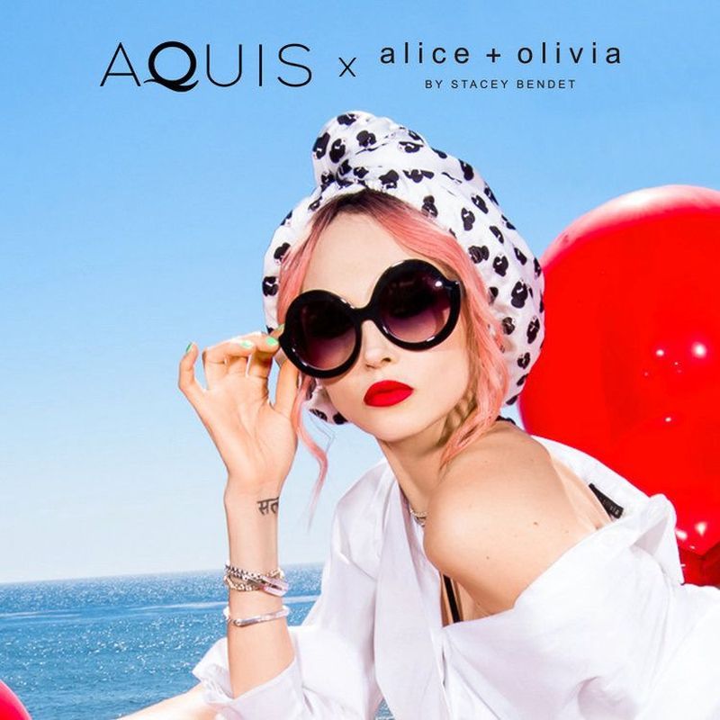 Aquis Co-Branded Hair Drying Cap Made in Korea Local Customs Double-Layer Water-Absorbing Quick-Dryi