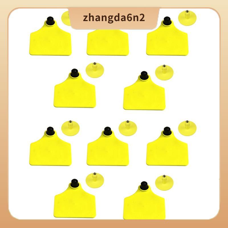 In StockElectronic Ear Tag Rfid Uhf Tag 860-960mhz LF 134.2mhz 10pcs RFID Uhf Animal Ear Tag ISO1800