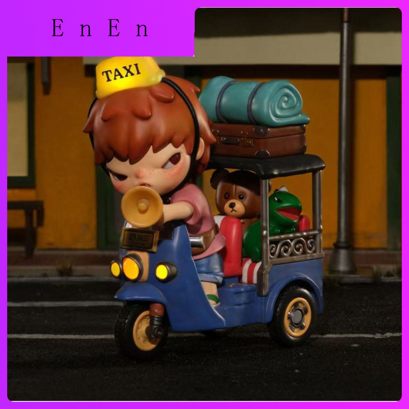 POPMART Hirono Plush Lift Figure Series Wind Blowing Midsummer Halloween Heterochromatic Tuk-Tuk