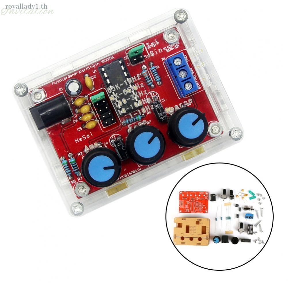 Sine Triangle Square Waveforms จากสําหรับ XR2206 Hands On Learning Electronics Kit