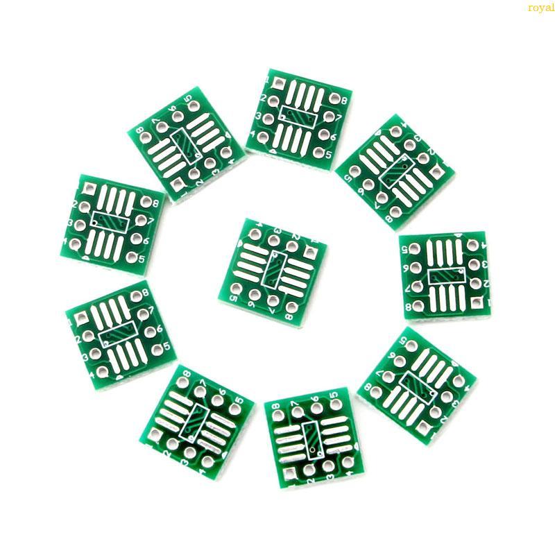 (ส่วนลดสูง)oyalking.th 10 ชิ้น SOP8 SSOP8 TSSOP8 ถึง DIP8 อะแดปเตอร์แปลง PCB Board