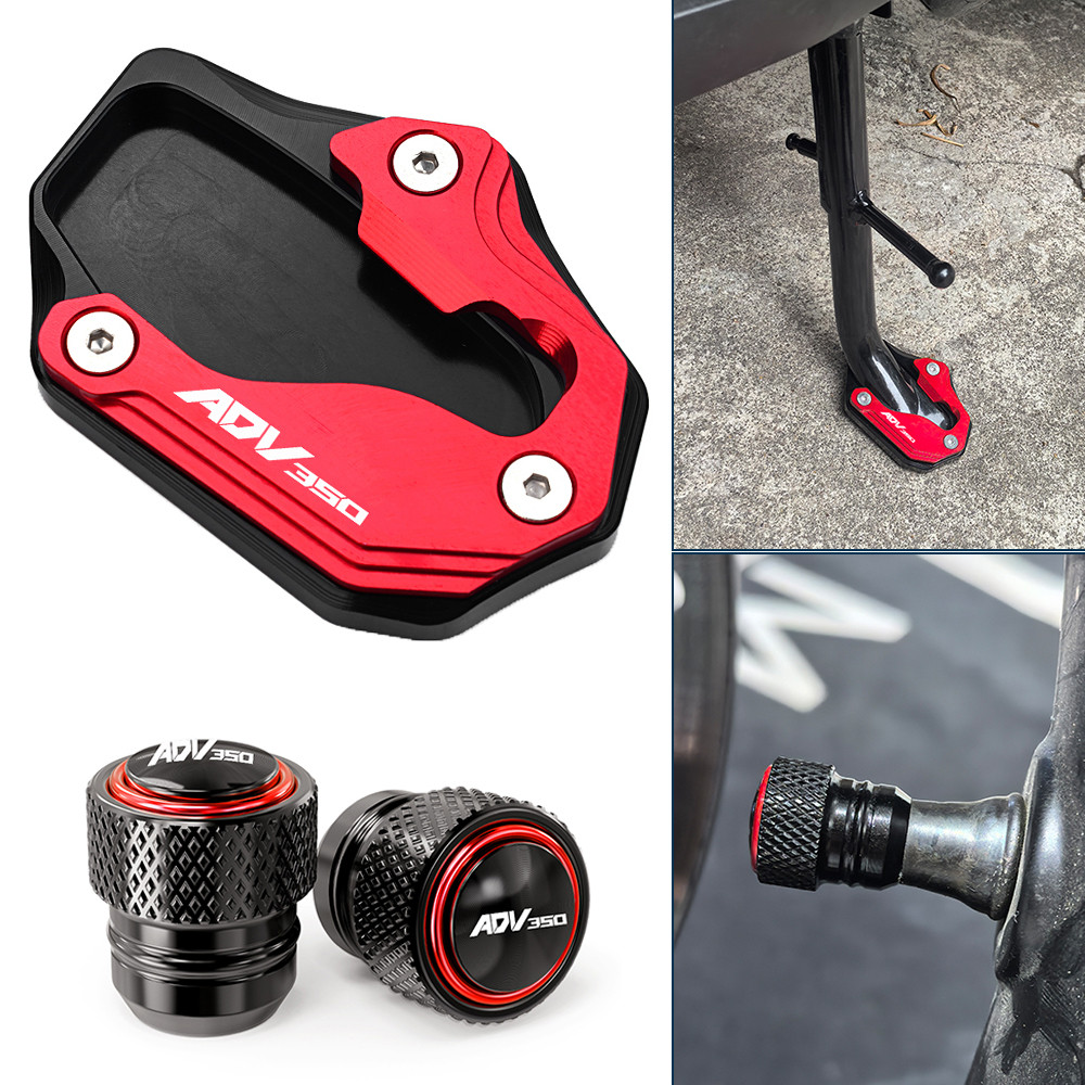 O-ใหม่สําหรับHonda ADV350 350ADV ADV 350 2021-2024 2025 รถจักรยานยนต์Extension Padขาตั้งKickstandยาง
