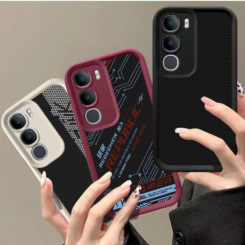 เคสโทรศัพท์สําหรับVivo Y21D Y29T Y39 Y19S GT 5GกรณีVivo Y04 Y29 4G TurboทนทานกันกระแทกซิลิโคนกรณีBW-21-24