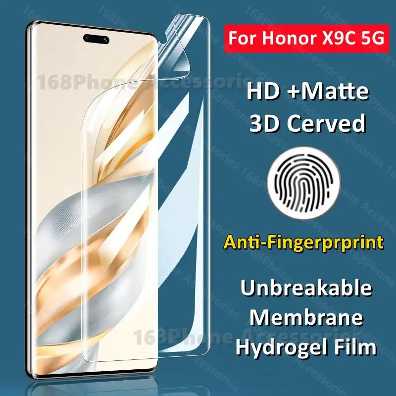 เข้ากันได้กับ Honor X9D X9C X9B X9A X7C 400 5G Hydrogel film ป้องกันหน้าจอ Honor 400 200 Pro 5G Matt