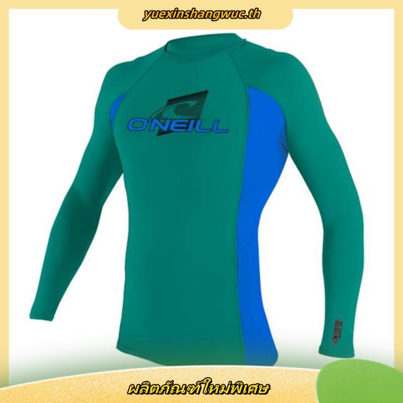 RIPCURL เสื้อว่ายน้ำแขนยาวผู้ชาย กันUV 15SMRV SEARCH UPF PERF L/S A25