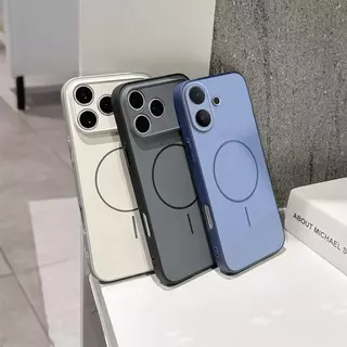 สําหรับ VIVO V60 V60E V50 V50E V40 lite V30 V29 V27E V27 Pro เคสโทรศัพท์ Dual tone Matte ผิวแม่เหล็ก Hard ปลอก