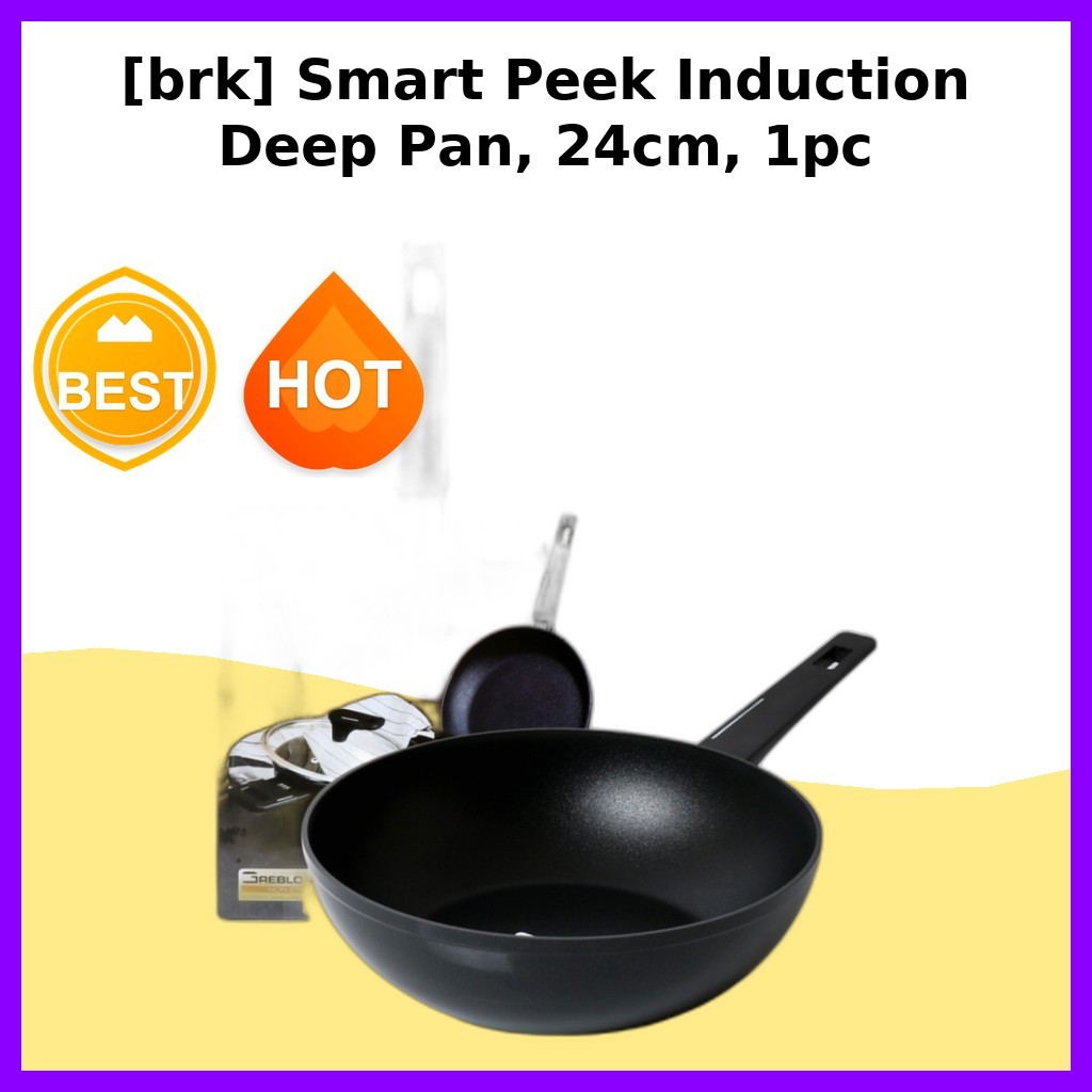 [brk] Smart Peek Induction Deep Pan, 24cm, 1pc / Korean Deep Pan / Induction Compatible / ของแท้ 100