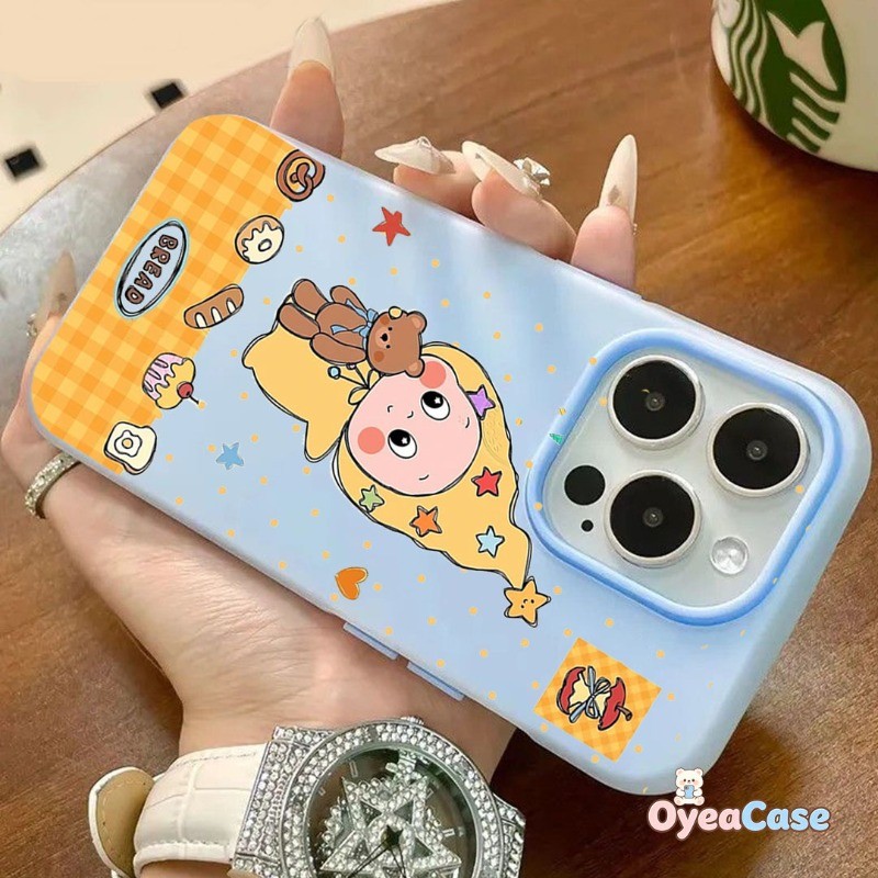 น่ารัก Star หมวกตัวอักษร 2-in-1 สําหรับ Realme C30 C30S C25 C25Y C25S C21 C21Y C20 C20A C17 C15 C12 