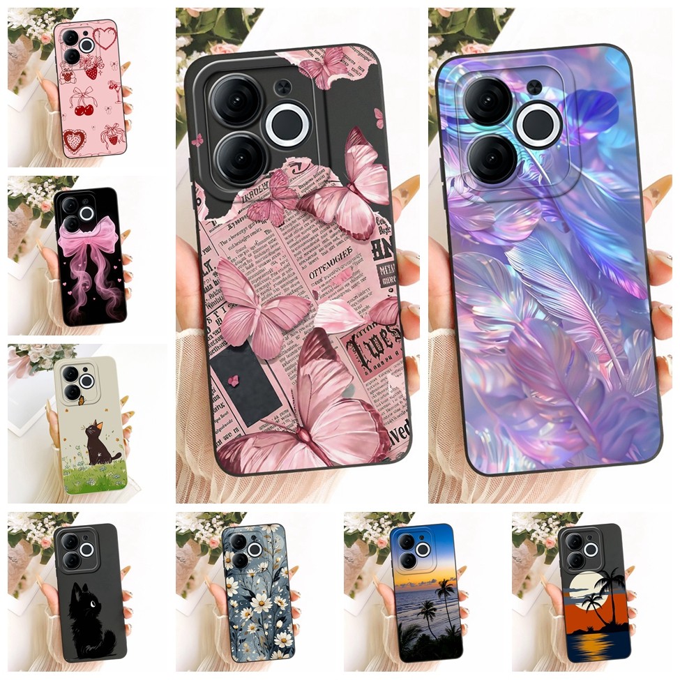Casing ITEL A80 Cover Fashion Cartoon Cute Funny Painted Silicone Phone Case ITEL A671L A671LC