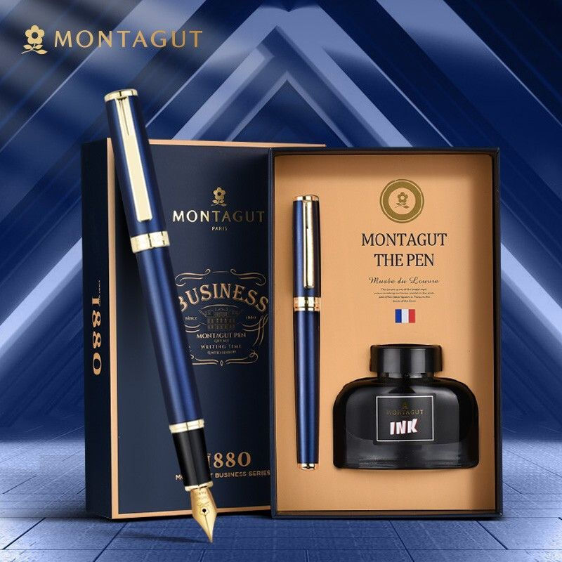 New ink12y Business gift box montagut Montagut Pen Set Iridium Nib Pen for Writing Practice WUIY