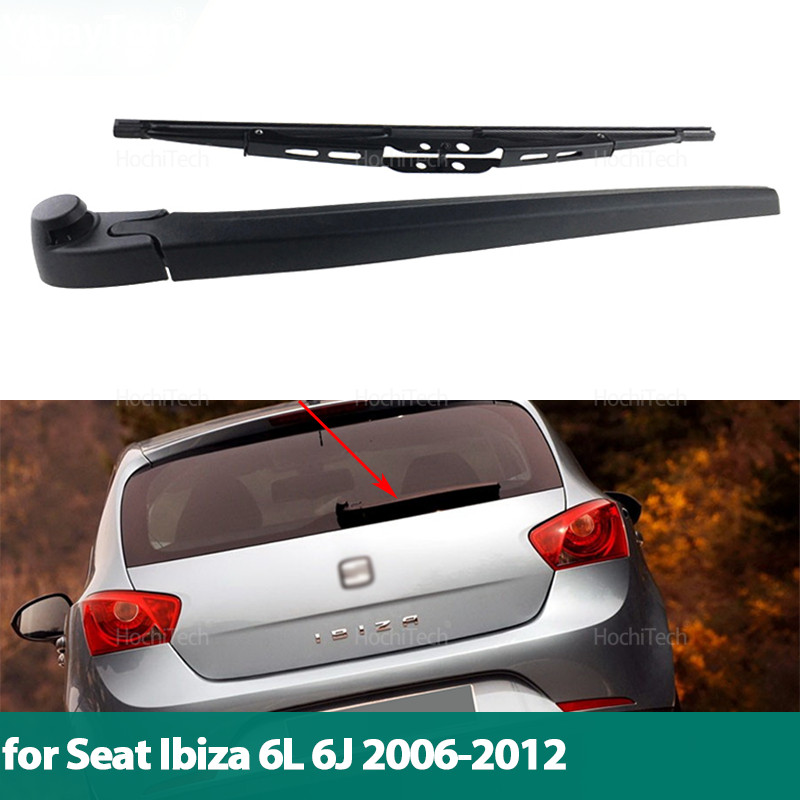 แขนปัดน้ําฝนกระจกด้านหลังและ Bladet สําหรับที่นั่ง Ibiza 6L 6J 2006-2012 5P0955707B รถแปรงฝนกระจกหน้