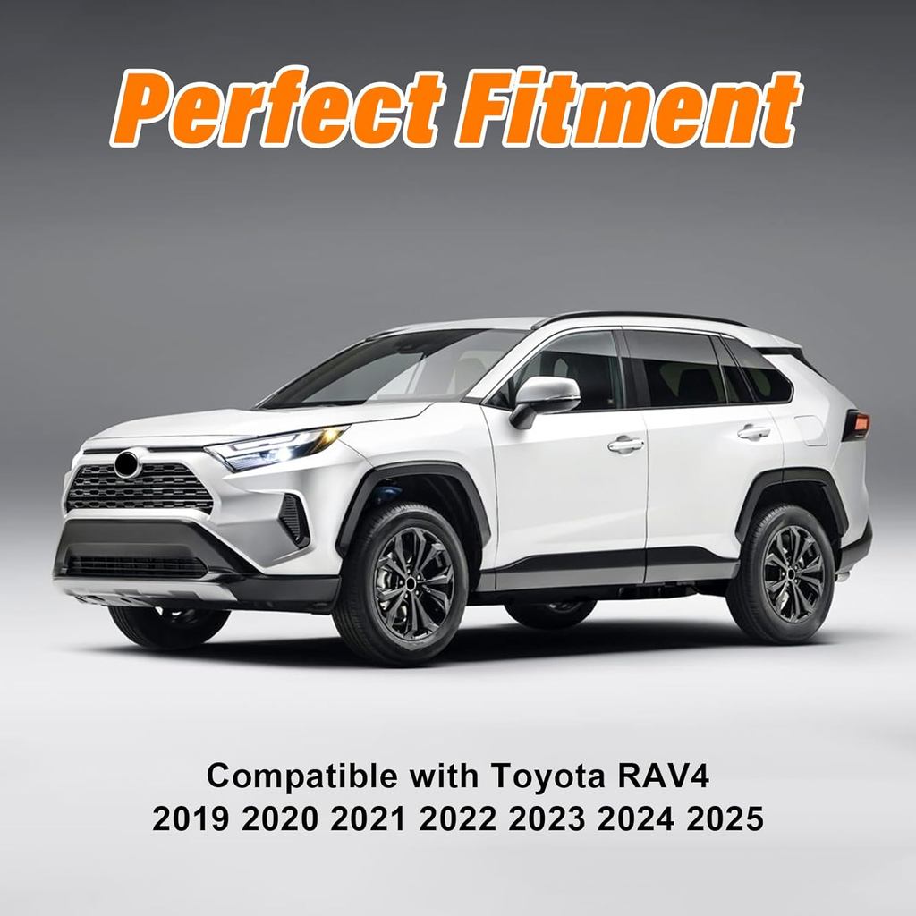 Body Side Molding สําหรับ Toyota RAV4 2019-2025 Chrome Door Trim Moulding