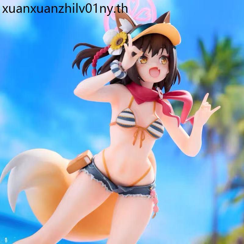Kuda Izuna ชุดว่ายน้ําชายหาดน้ําอะนิเมะสองมิติสาวรุ่นเครื่องประดับ GK รูป