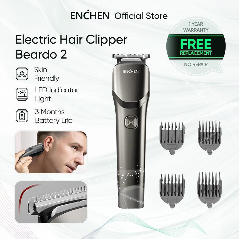 COD Enchen Beardo2 Hair Machine ALL IN ONE Multifunctional Trimmer Clipper ไร้สายชาร์จไฟฟ้าผม Trimme
