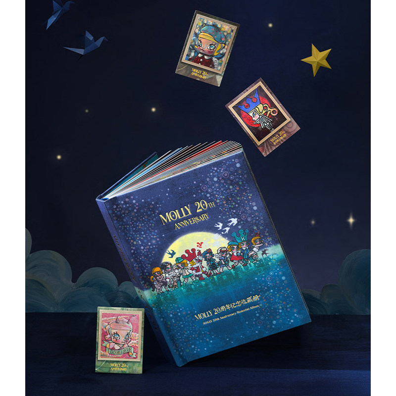 ของแท้ RT Bubble.MA POP-MA Side Gift 20th Anniversary Collection Book Card Zhoute MOLLY