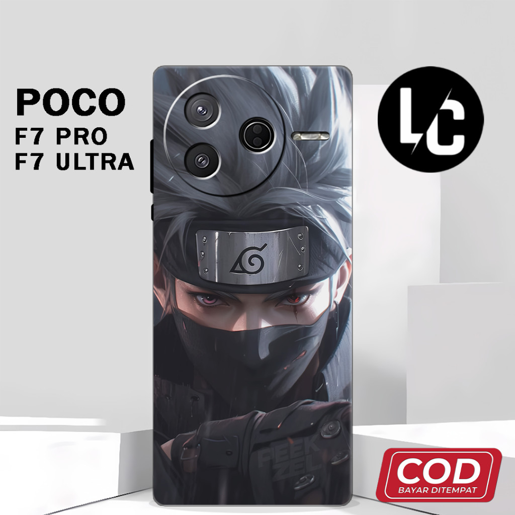 (AQ 20) ยืดหยุ่นยาง Softcase สําหรับ Poco F7 PRO l POCO F7 ULTRA ล่าสุด l อะนิเมะ motif ปลอก l บทคัด