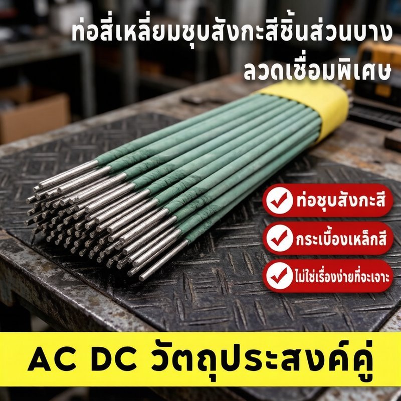 ลวดเชื่อม 2.0mm เหล็กกล้าคาร์บอน มือใหม่ใช้ง่าย เหมาะเชื่อมแผ่นเหล็กบาง เหล็กมุม ในครัวเรือน