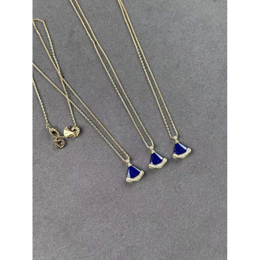 สร้อยคอจี้แฟชั่น / Natural lapis lazuli