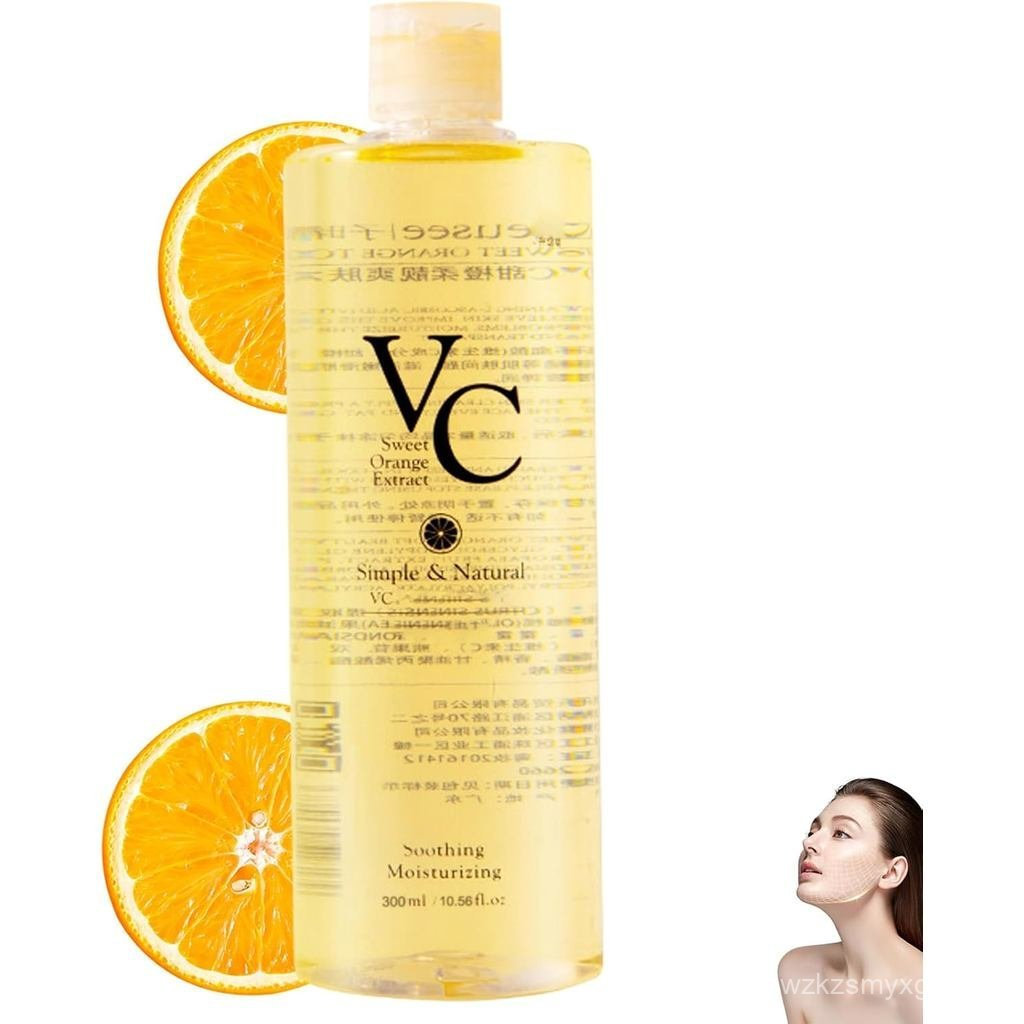 VC Toner-300ml,VC Toner Refreshing Hydrating Rejuvenating,VC Water ประกอบด้วยส่วนผสม VC ไฮเดรตลึกและ