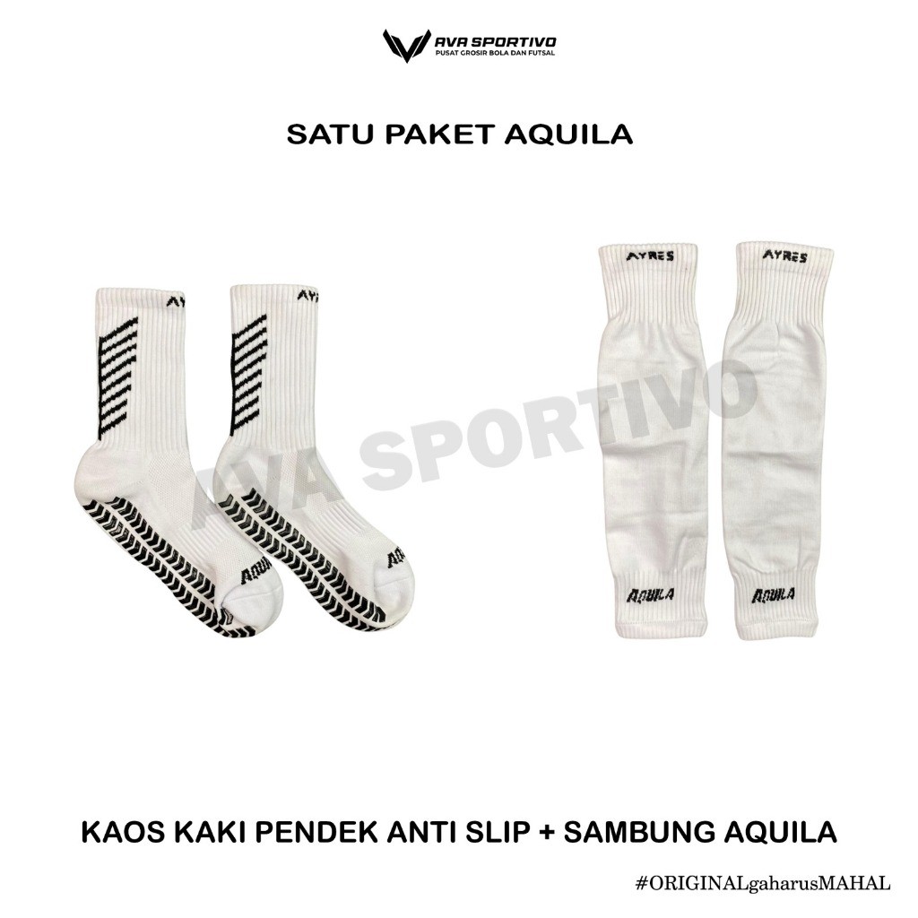 ถุงเท้าข้อสั้น Aquila 1 ชุดและแพ็คเกจเชื่อมต่อ Aquila ถุงเท้าข้อต่อ Ayres Aquila ดั้งเดิม