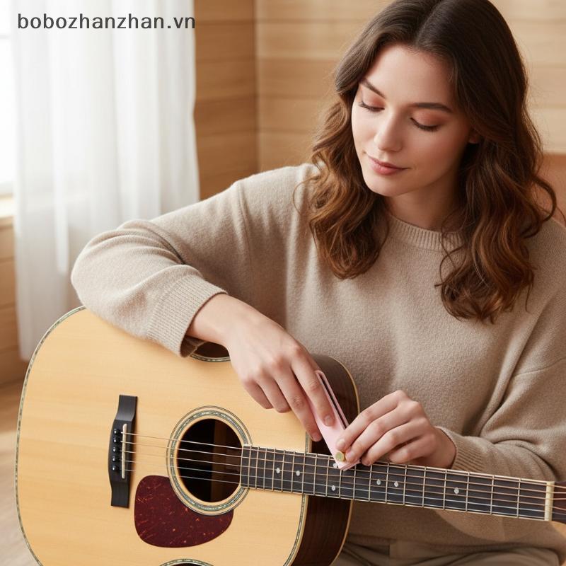 ปฏิบัติกีตาร์ Silencer Mute Pad String Guard Non-disturbing กีตาร์แบบพกพา String Protector สําหรับพื