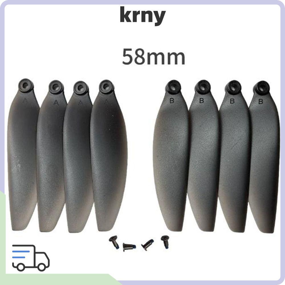 KRNYKTH ใบพัดพับ,พลาสติกสีดํารีโมทคอนโทรล Drone อะไหล่, 58 มม./66 มม.Universal Quadcopter อะไหล่ใบมี