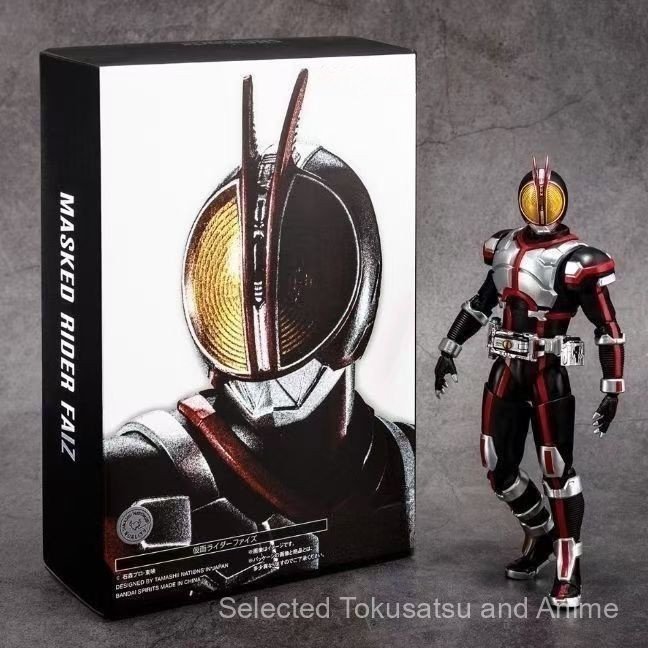 [คลังสินค้าพร้อม] KO SHF Kamen Rider Fayz รูป Kamen Rider 555 แกะสลักกระดูกจริง SHF เคลื่อนย้ายได้รู