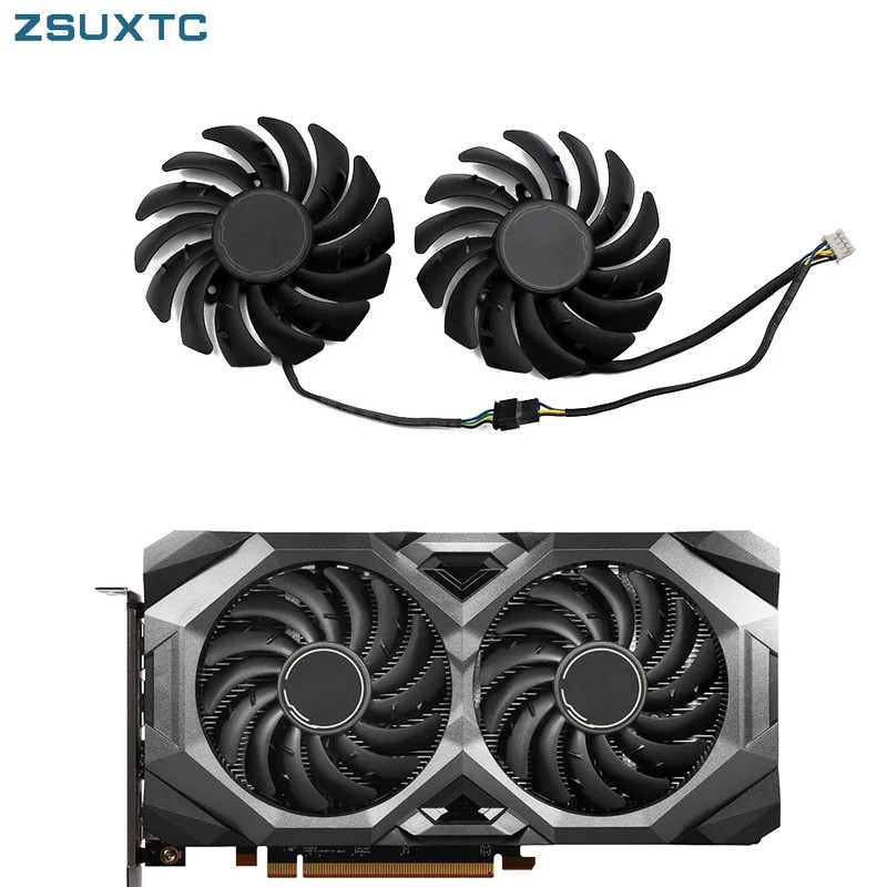 HL 87 มม.PLD09210S12HH 4Pin RX5600 RX 5700XT Cooler พัดลมสําหรับ MSI RADEON RX 5600 5700 XT MECH OC 