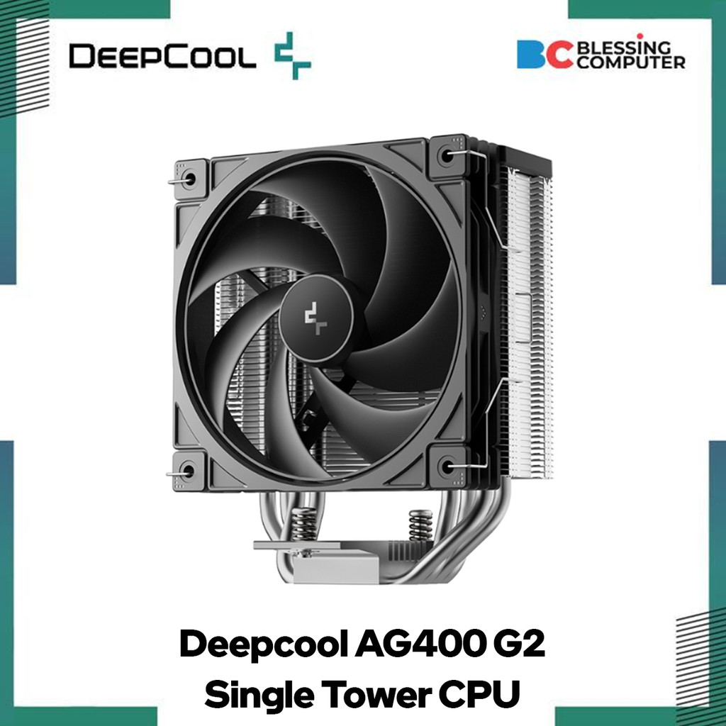 พัดลมโปรเซสเซอร์ Deepcool AG400 G2 Single Tower CPU R-AG400-BKNPMG2-G