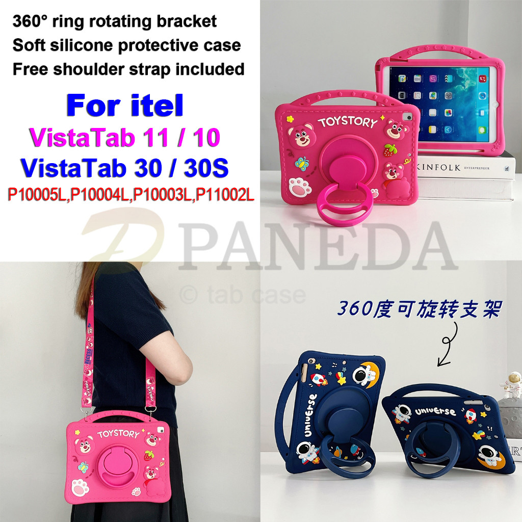 สําหรับ itel VistaTab 11 P10005L 10.1" แท็บเล็ตป้องกันกรณี itel VistaTab 10 30 30S 11.0" P10004L P10
