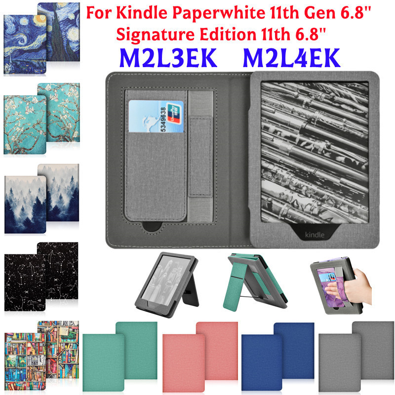 พร้อมสายคล้องมือสําหรับ 6.8 Kindle Paperwhite Signature Edition 11th 6.8 นิ้ว 2021 M2L3EK M2L4EK Ebo