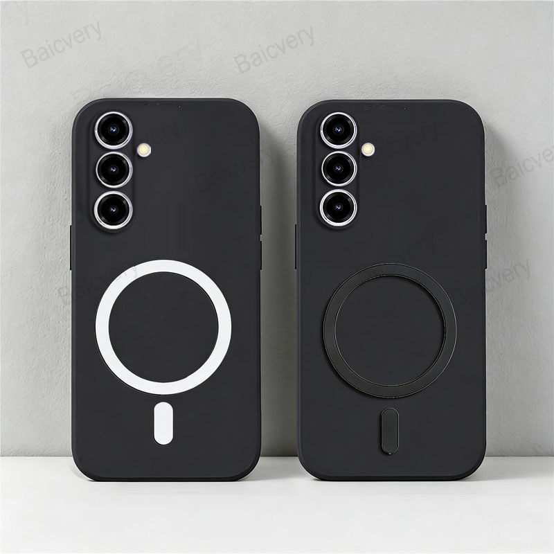 เคสแบบด้านสําหรับ ZTE Nubia V80 Max พร้อมสติกเกอร์แม่เหล็กนุ่มฝาหลังป้องกัน