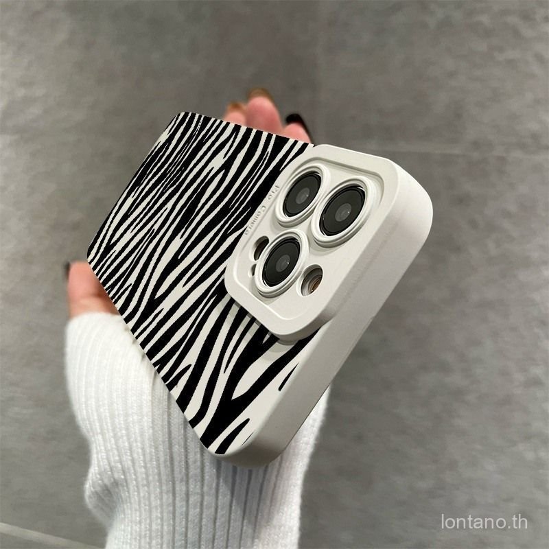 Creative Striped Art High-End ประณีตอินเทรนด์แฟชั่นเหมาะสําหรับ iPhone 17promax/12/13pro Shock-Resis