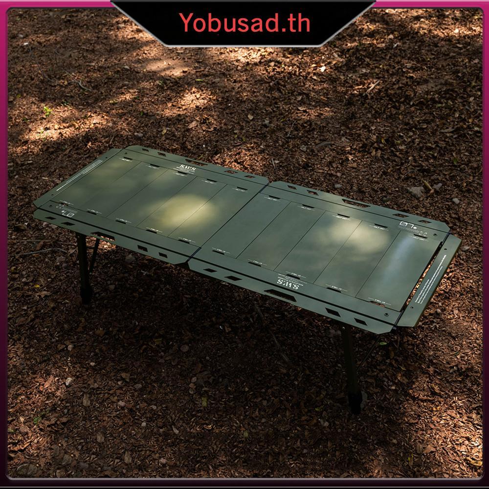 [Yobusad.th] IGT 5 Unit Table พร้อมถุงเก็บขยายโต๊ะค่ายแบบพับได้สําหรับในร่มกลางแจ้ง