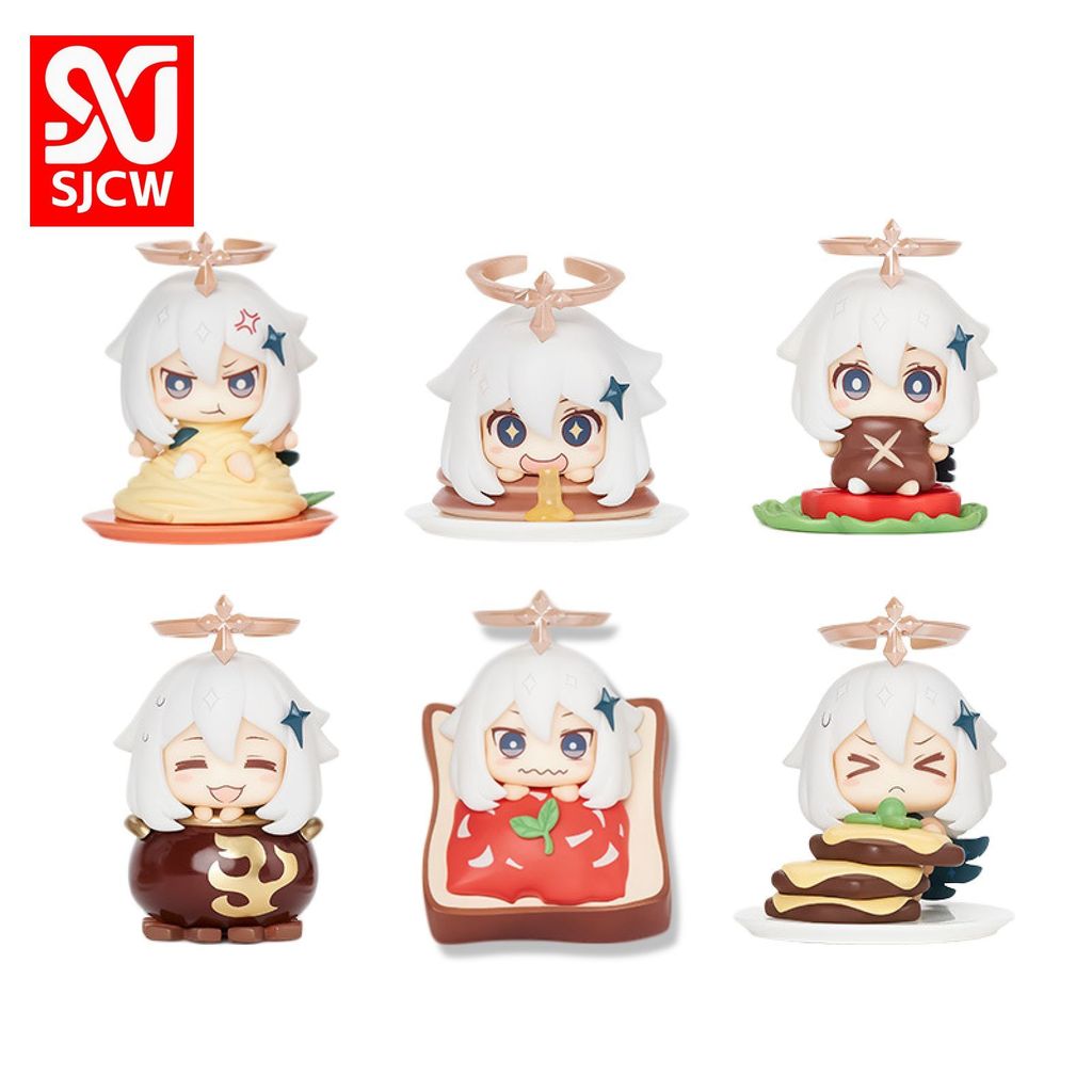 Paimeng Food Tide Play กล่องตาบอดทํามือและกระเป๋าตาบอดตุ๊กตา Genshin Impact