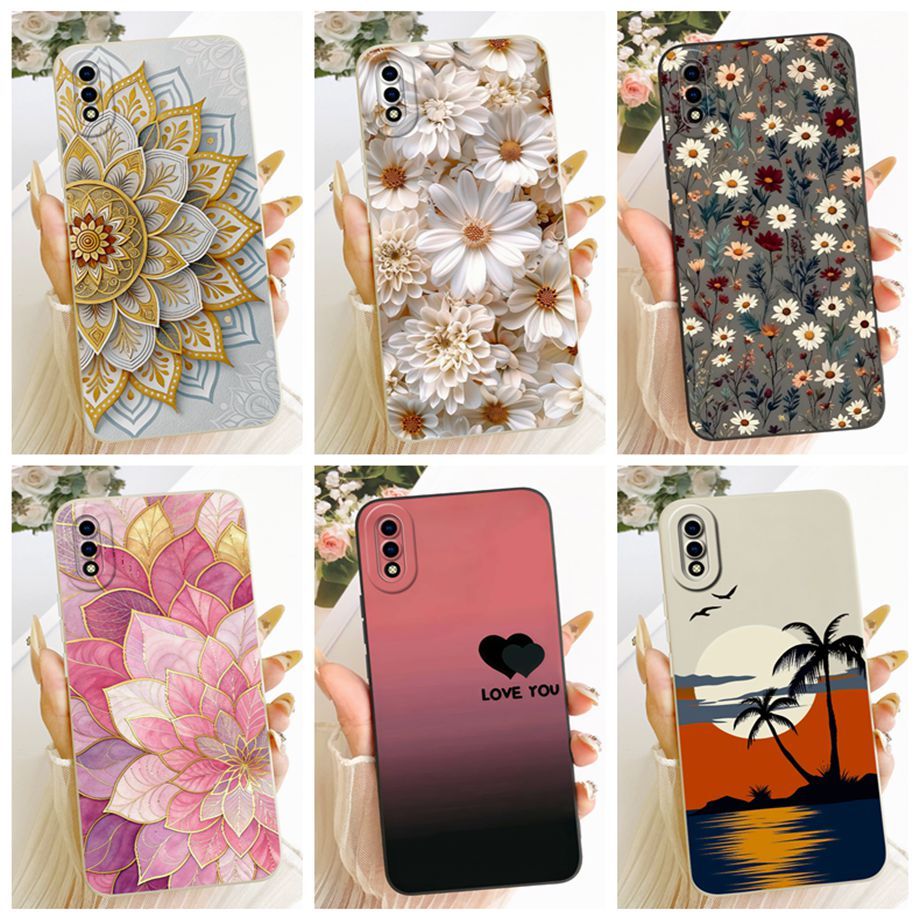 เคสโทรศัพท์สําหรับVivo Y90 Y 91Cกรณี2020นุ่มดอกไม้ซิลิโคนปกหลังสําหรับVivoY90 Y 91 C Len Proectiveฝา