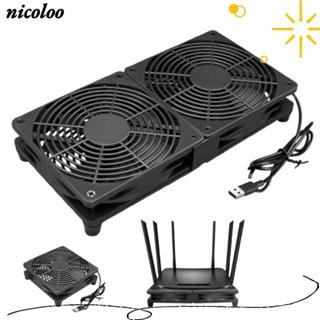 NICOLOO พัดลมระบายความร้อนอิเล็กทรอนิกส์, USB ขับเคลื่อน DC …