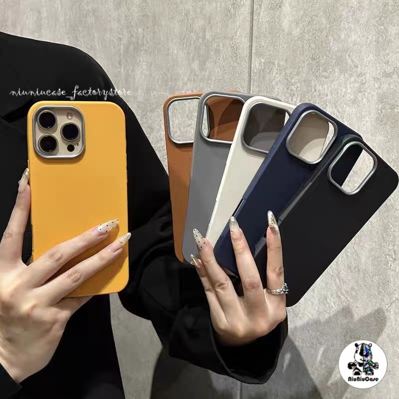 เคส เคสไอโฟน For IPhone 17 16 15 14 13 12 11 Pro Max 11 13 Pro X XR XS Max 7 8 15 16 Plus เคสโทรศัพท์ เคสหนัง กันกระแทก
