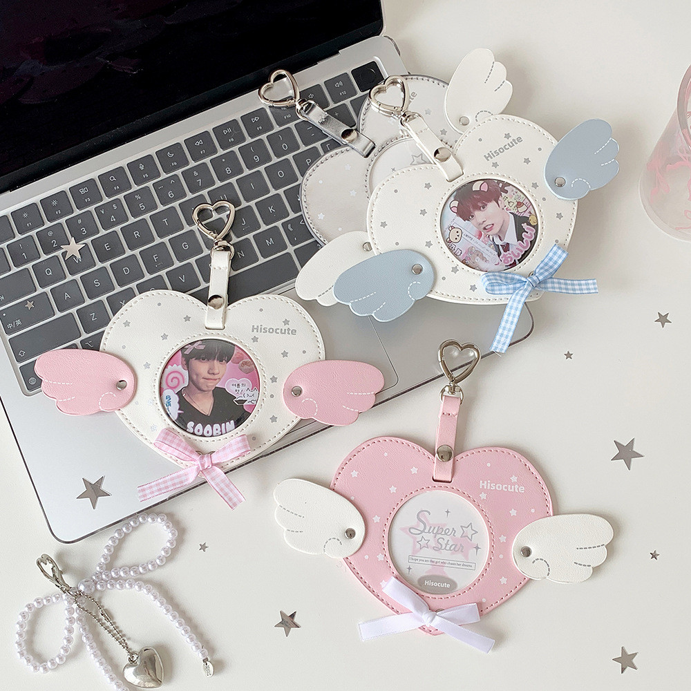 Angel Card Holder Idol Anime Badge Display & Storage Case Gummy Bear Case Bag Accessory Decorative Case