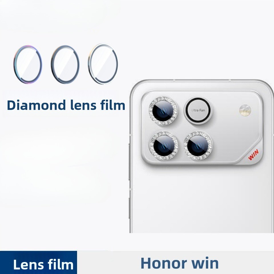 สําหรับ Honor Win RT Honor Win Point Diamond Metal Eagle Eye กล้องด้านหลังโปร่งใสฟิล์มเลนส์กระจกนิรภ