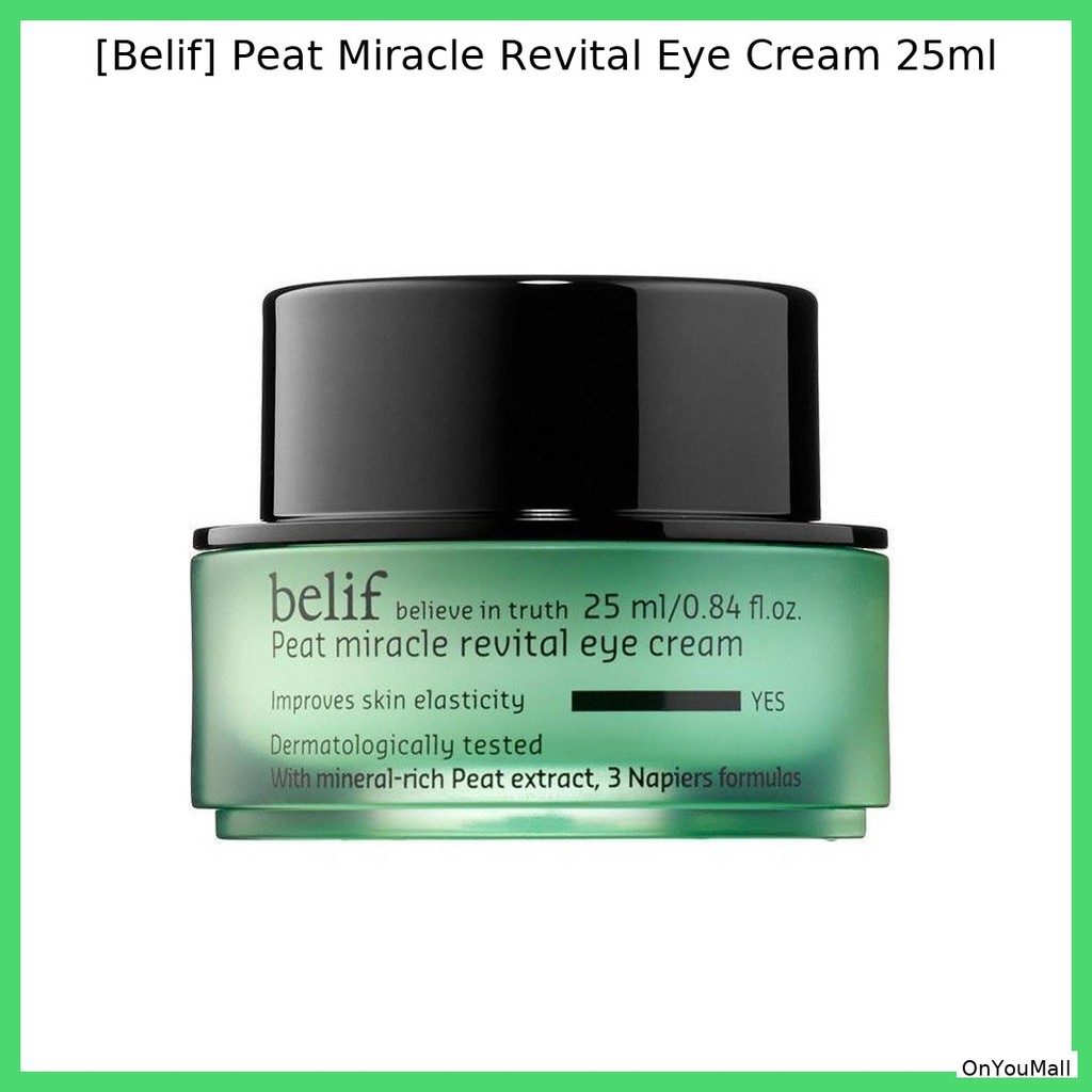 [Belif] Peat Miracle Revital Eye Cream 25ml / Hydrating, Rejuvenat by OnYouMall