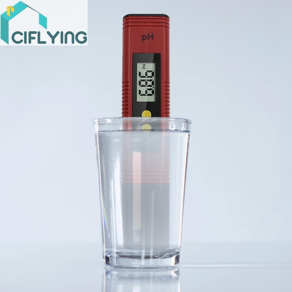 PH Meter 0.01 เครื่องวัด pH ดิจิตอลความแม่นยําสูงพร้อมช่วงการวัด PH 0-14 [Ciflying.th]