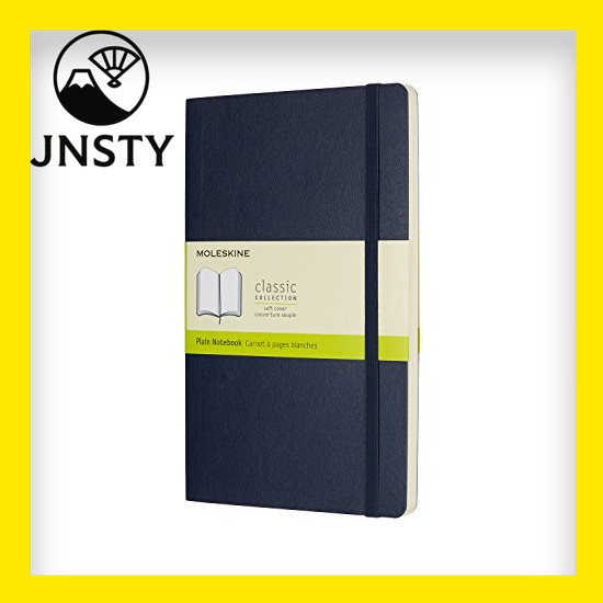 【Direct From Japan】 Moleskine Notebook Classic Notebook, Softcover, Plain, Large size (W13cm x H21cm