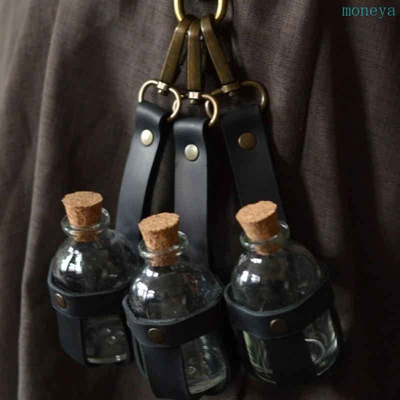 Mya Wizard Cork Potion Bottle Halloween Wizard Potion Bottles Witch Potion Glass Holder with Cork St
