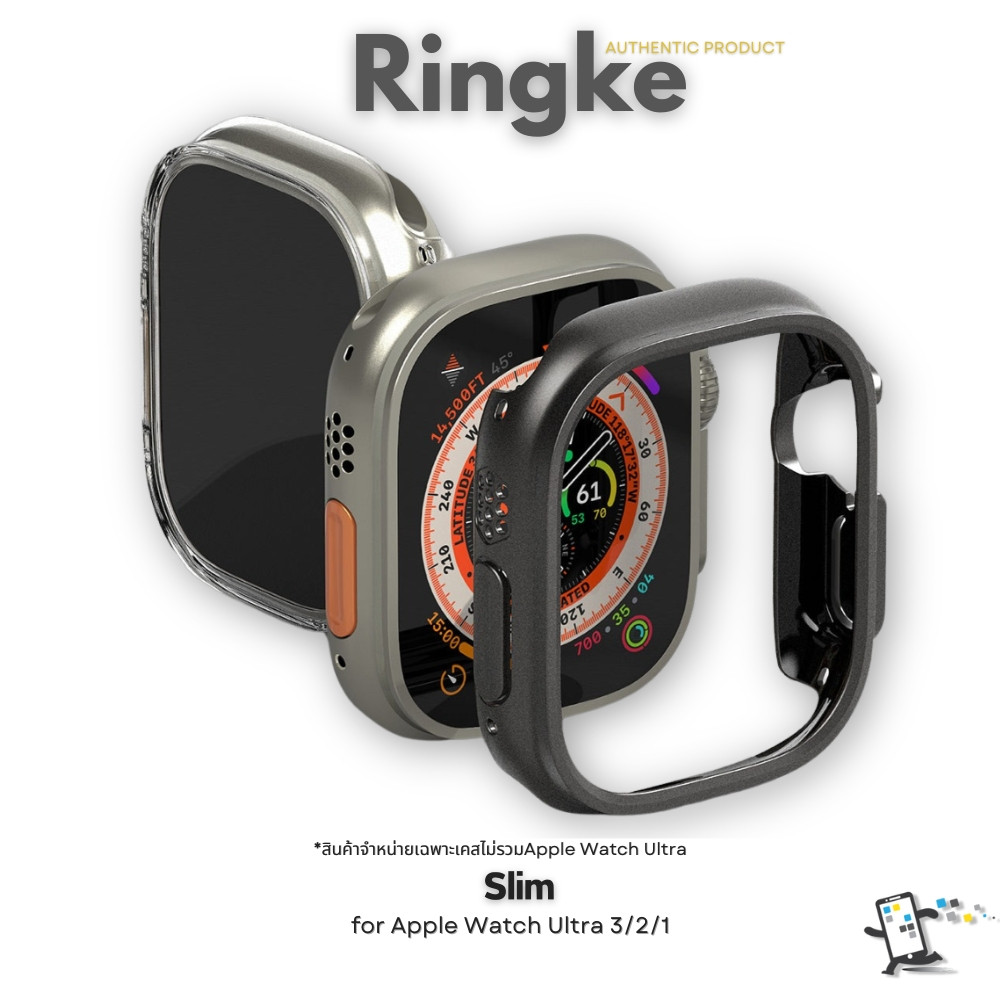 Ringke Slim เคสสำหรับ Apple Watch Ultra 3, Apple Watch Ultra 2 และ Apple Watch ขนาด 49 mm.(พร้อมส่ง)