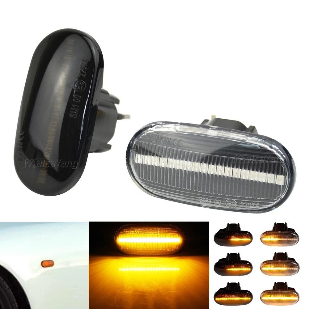 สําหรับHonda Prelude CRX S2000 Integra Fit Del Sol Acura Civic LEDแบบไดนามิกไฟเลี้ยวด้านข้างMARKERแส